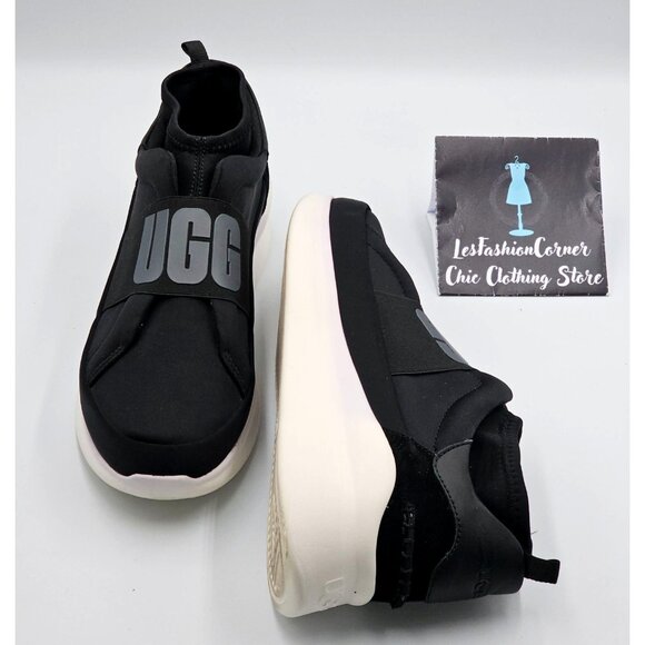 Ugg Women's Black Neoprene Neutra Trainer Slip-On Platform Sneakers Size 9 2859 - Picture 9 of 16